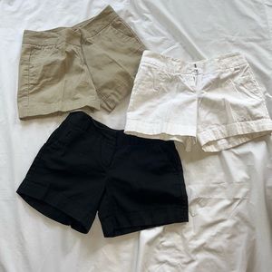 3 pairs The Limited Drew fit shorts